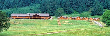 lodge and cabins