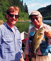 Umpqua River smallmouth bass